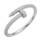 Cartier - 18k White Gold Diamond Large Juste un Clou Bracelet