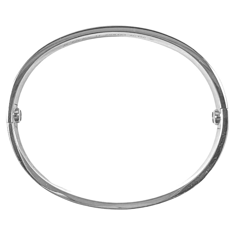 Cartier - 18k White Gold Size 18 LOVE Bracelet