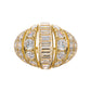 Cartier - 18k Yellow Gold Diamond Bombé Ring