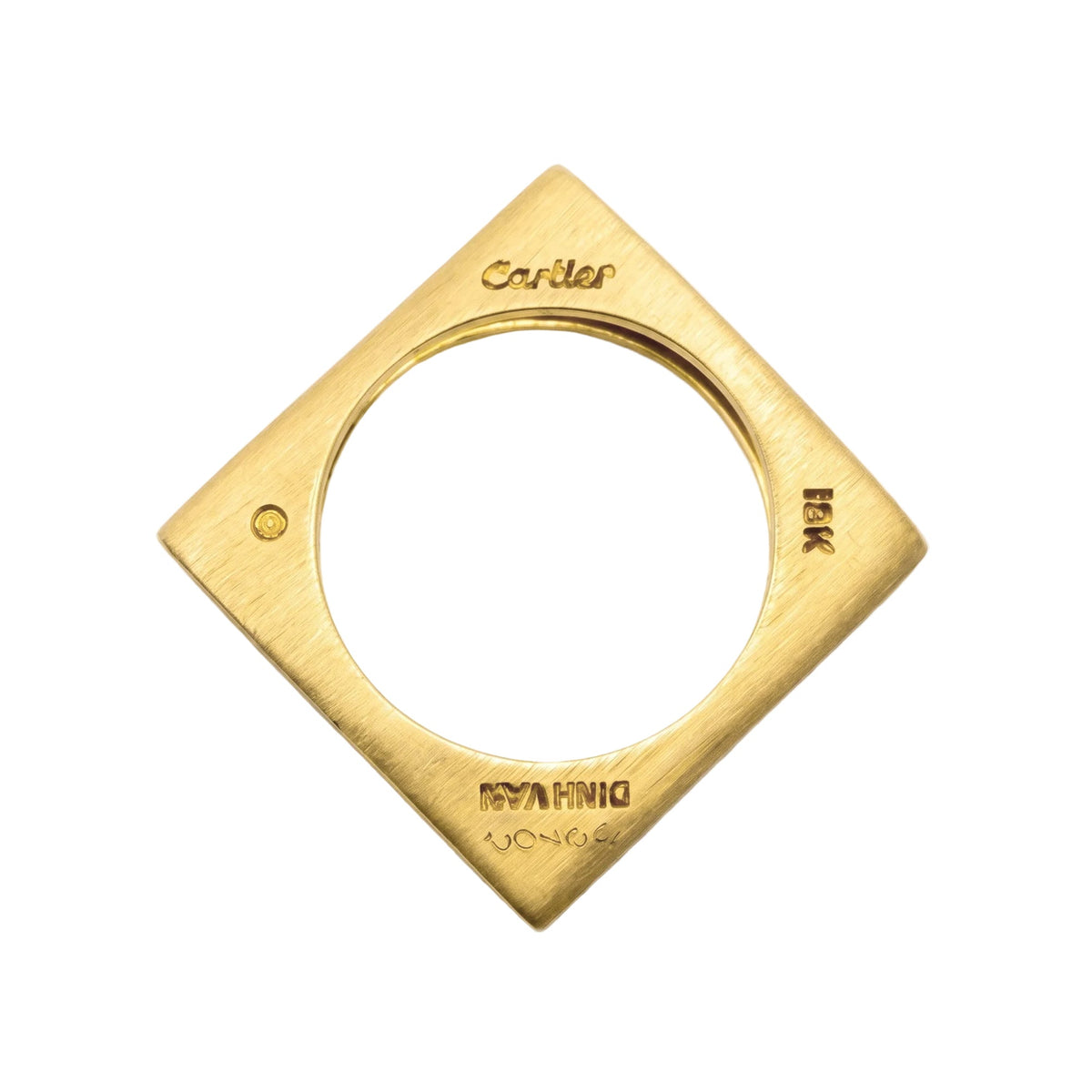 Cartier - Dinh Van 18k Yellow Gold Double Faces Ring