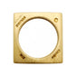 Dinh Van 18k Yellow Gold Double Faces Ring