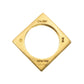 Dinh Van 18k Yellow Gold Double Faces Ring