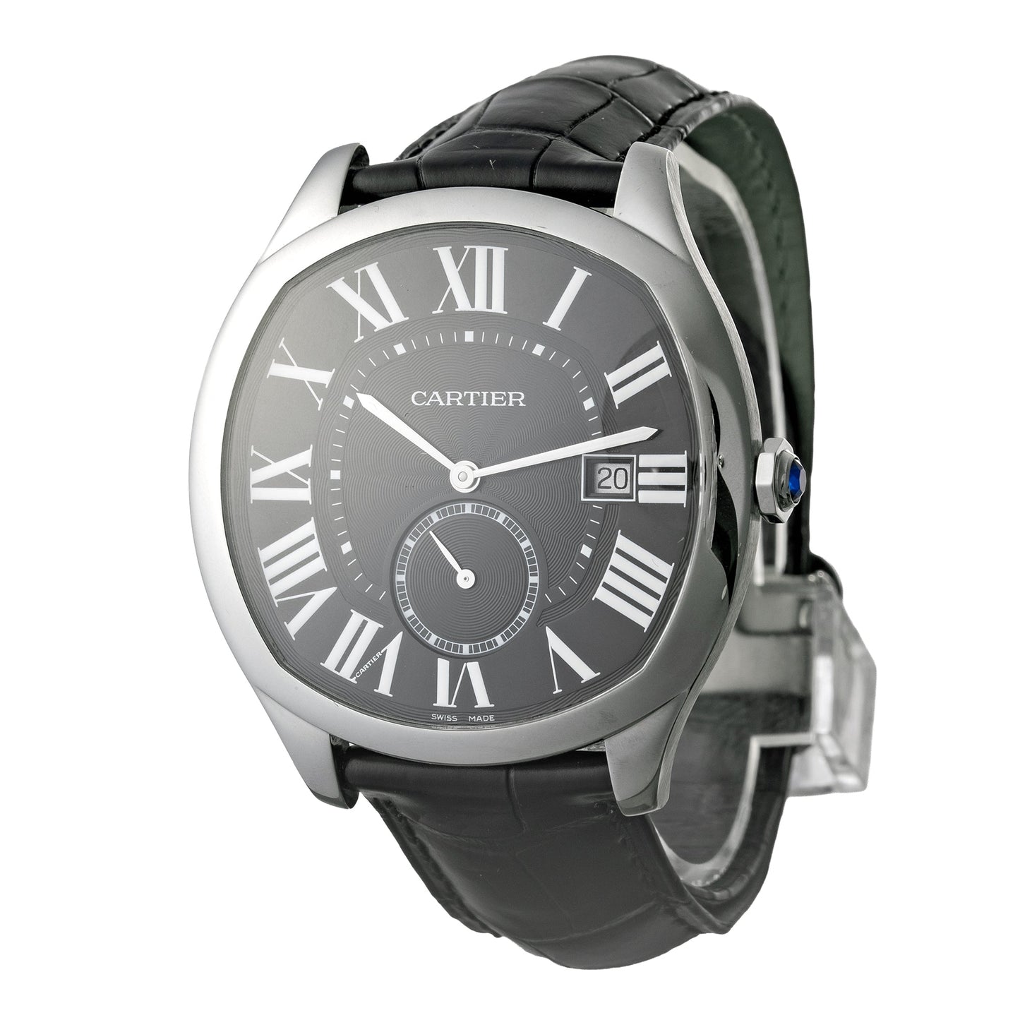 Cartier - Drive Black Dial Steel Watch WSNM0009