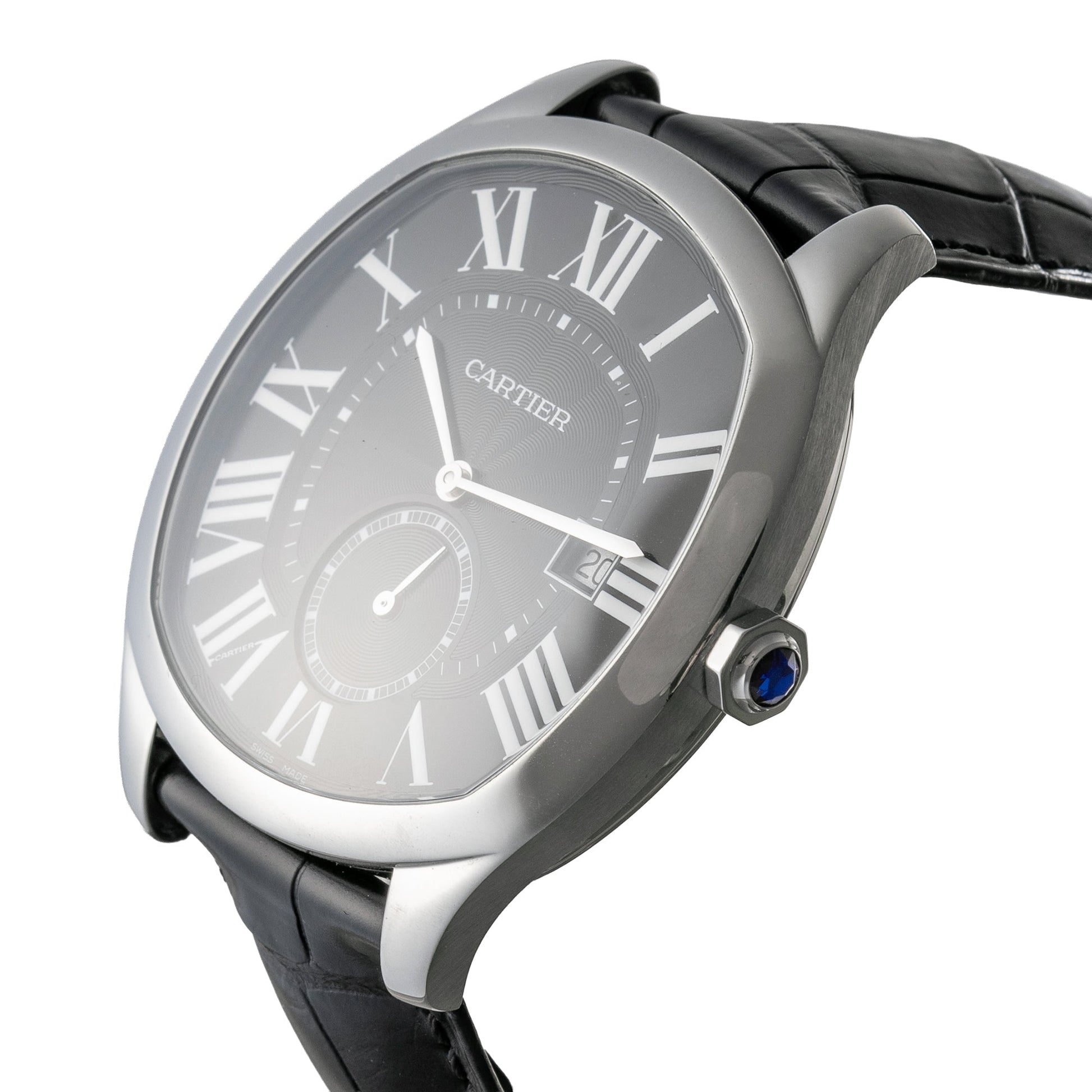 Cartier - Drive Black Dial Steel Watch WSNM0009