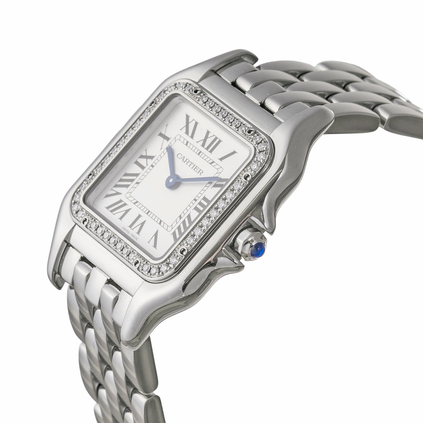 Cartier - Panthère Medium Steel Diamond Bezel (W4PN0018)