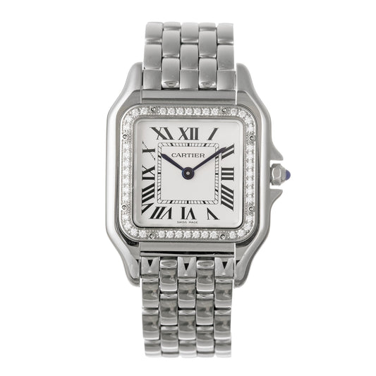 Cartier - Panthère Medium Steel Diamond Bezel (W4PN0018)