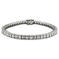 Cartier - Platinum Square Step - Cut Diamond Line Bracelet (10.60tcw)