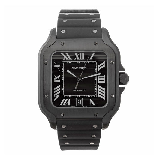 Cartier - Santos Large Black ADLC (WSSA0039)