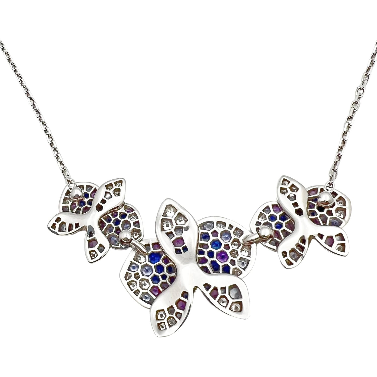 Cartier - Sapphire Amethyst Diamond Caresse d'Orchidees Necklace