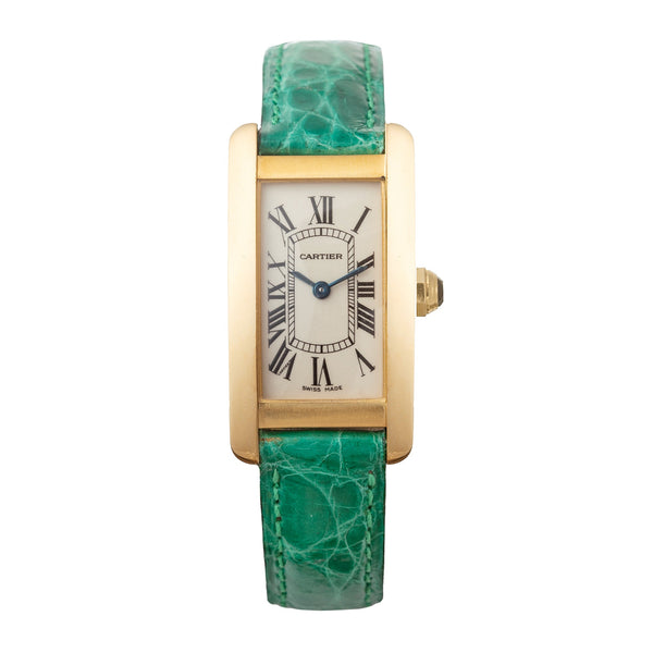 Cartier Tank Americaine Yellow Gold (2482) – Greenleaf & Crosby
