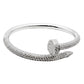 18k White Gold Diamond Large Juste un Clou Bracelet