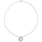 18k White Gold Diamond Fil de Camélia Pendant Necklace
