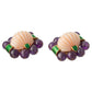 David Webb - Angel Skin Coral Amethyst Green Enamel Earrings