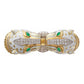David Webb - Platinum & 18K Yellow Gold Double Head Tiger White Enamel Bracelet