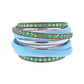 De Grisogono - 18k White Gold Light Blue Ceramic Tsavorite Allegra Ring