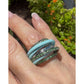 De Grisogono - 18k White Gold Light Blue Ceramic Tsavorite Allegra Ring