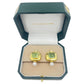 Elizabeth Gage - 18k Gold Venetian Glass Intaglio Diamond Pearl Valois Earrings