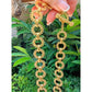 Elizabeth Locke - 19k Yellow Gold Circular Beaded Link Toggle Necklace
