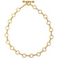 Elizabeth Locke - 19k Yellow Gold Diamond Celtic Link Necklace