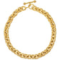 Elizabeth Locke - 19k Yellow Gold Oval Link Chain Necklace