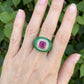 Emily Wheeler - Pink Tourmaline Diamond Maw Sit Sit Chubby Ring
