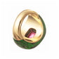 Emily Wheeler - Pink Tourmaline Diamond Maw Sit Sit Chubby Ring