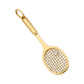 Estate Collection - 18k Yellow Gold Diamond Tennis Racquet Pendant