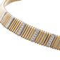 Estate Collection - 18k Yellow & White Gold Diamond Tubogas Collar Necklace