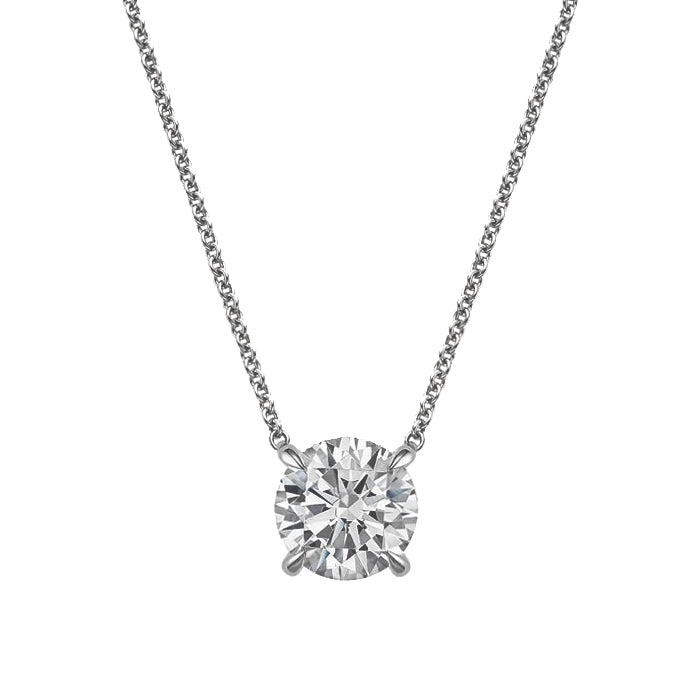 Estate Collection - 2.40ct Round Brilliant Diamond Solitaire Pendant