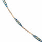 Estate Collection - Antique Gold Blue Enamel Pendant Watch on Chain