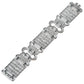 Estate Collection - Art Deco Platinum Diamond Wide Panel Bracelet