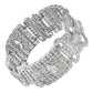 Estate Collection - Art Deco Platinum Diamond Wide Panel Bracelet