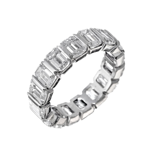 Estate Collection - Emerald - Cut Diamond Eternity Band (8.35ct)