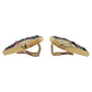 Estate Collection - Multicolored Gemstone Diamond Fish Earrings