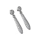 Estate Collection - Platinum Diamond Drop Earrings