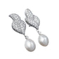 Estate Collection - South Sea Pearl Diamond Drop Earrings