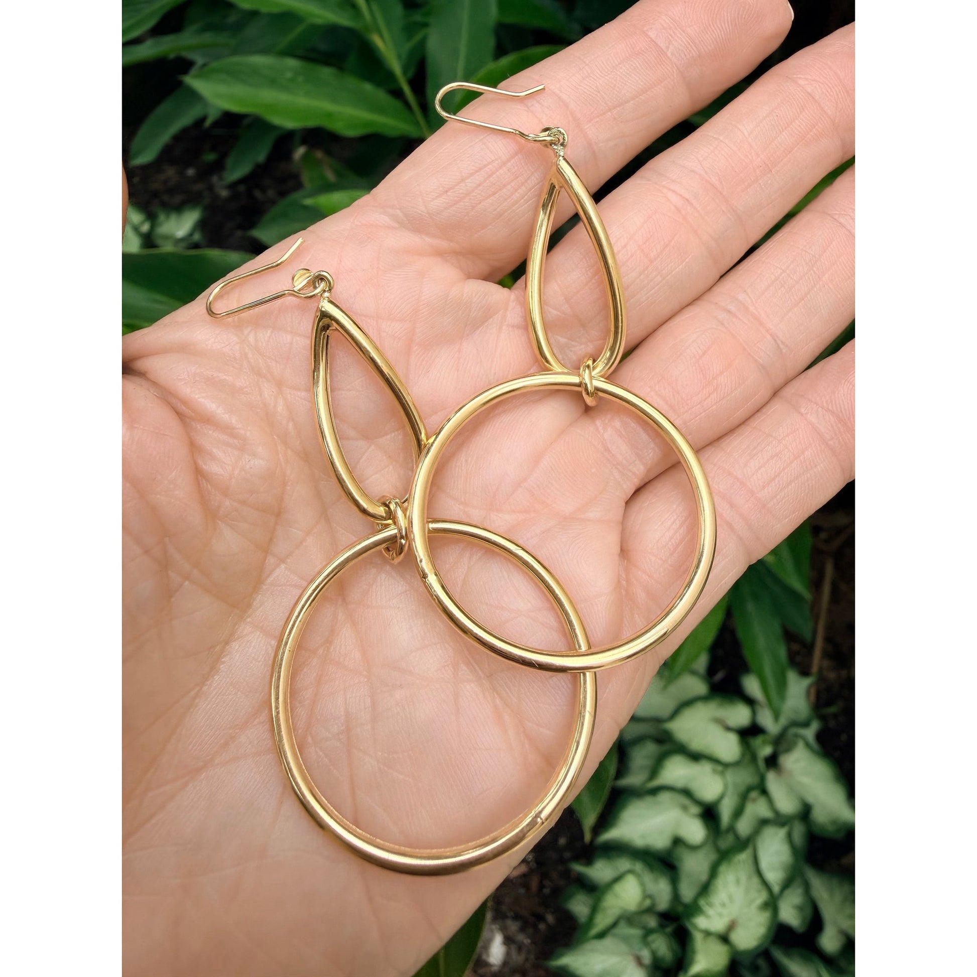 Faraone Mennella - 18k Yellow Gold Medium Stella Drop Earrings