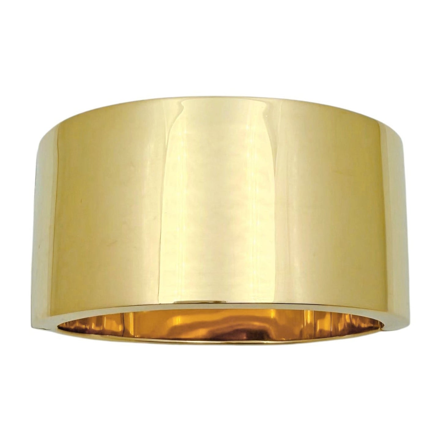 Faraone Mennella - 18k Yellow Gold Wide Flat Bangle Bracelet