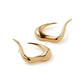 Fernando Jorge - 18k Yellow Gold Bold Stream Open Small Earrings
