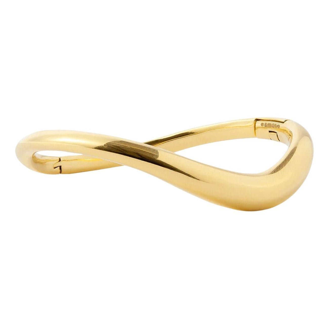 Fernando Jorge - 18k Yellow Gold Bold Stream Wave Bracelet