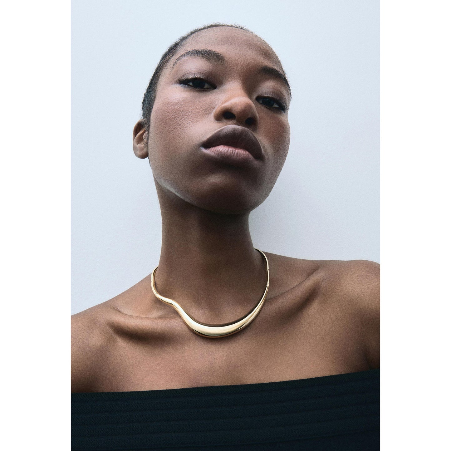 Fernando Jorge - 18k Yellow Gold Bold Stream Wave Necklace