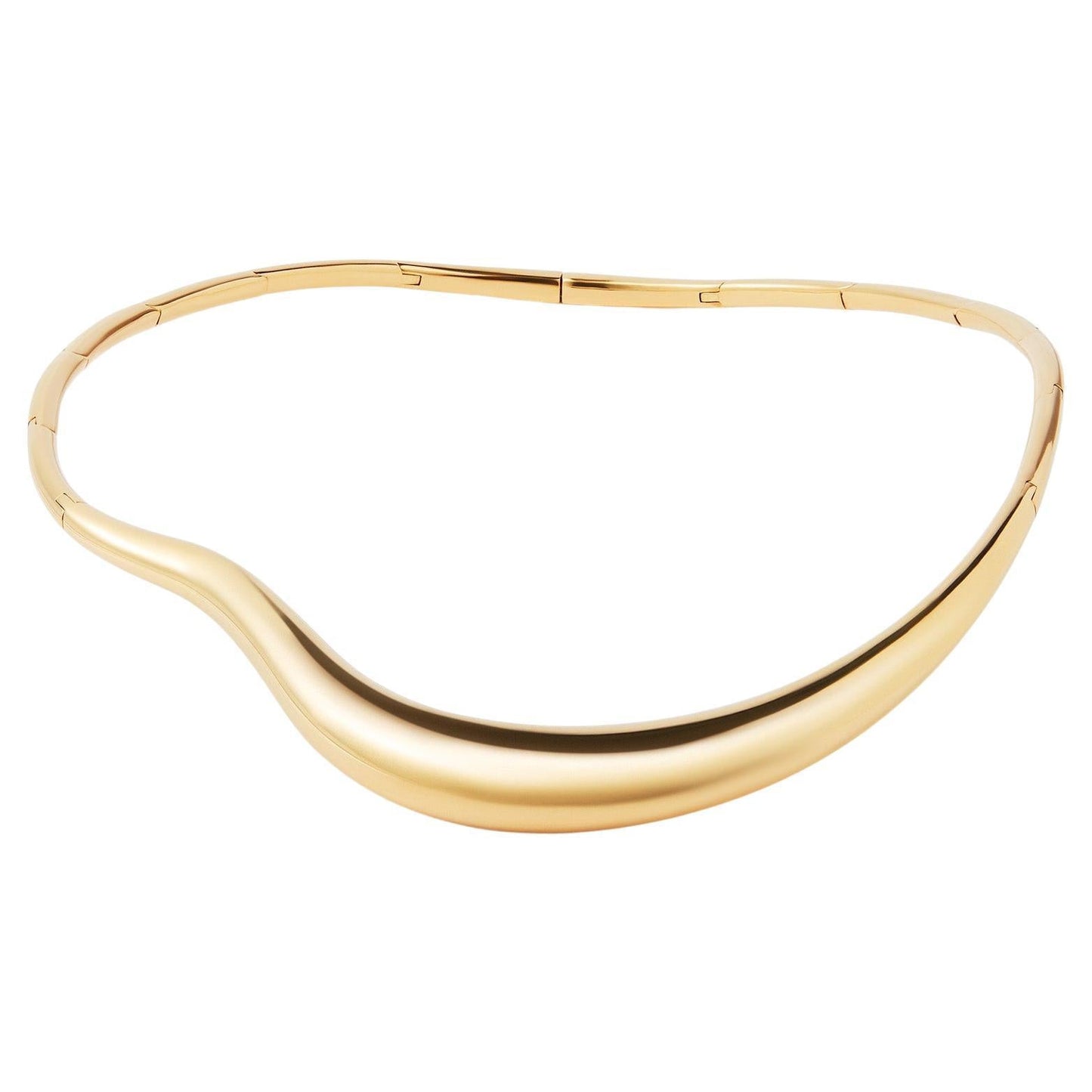 Fernando Jorge - 18k Yellow Gold Bold Stream Wave Necklace