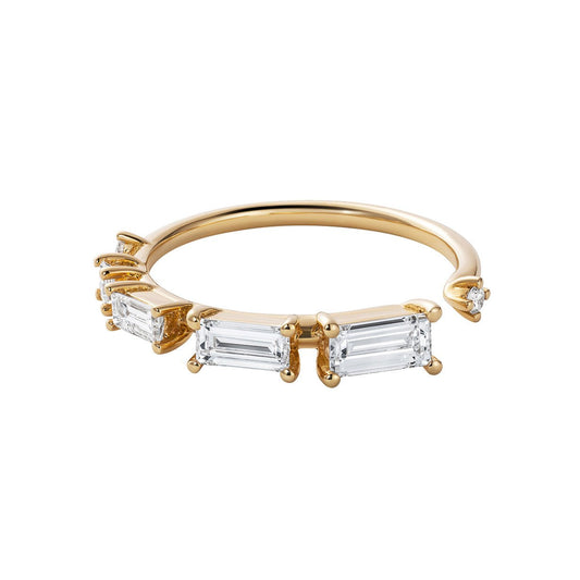 Fernando Jorge - 18k Yellow Gold Diamond Ascent Band Ring
