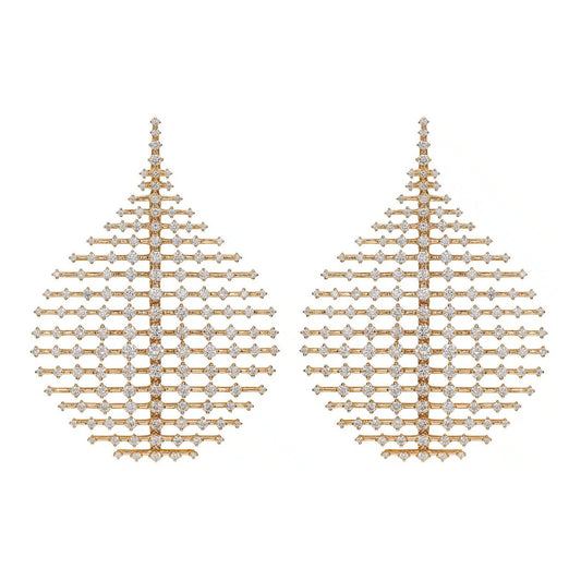 Fernando Jorge - 18k Yellow Gold Diamond Medium Plus Disco Earrings