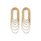Fernando Jorge - 18k Yellow Gold Diamond Parallel Multi - Chain Earrings