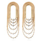Fernando Jorge - 18k Yellow Gold Diamond Parallel Multi - Chain Earrings