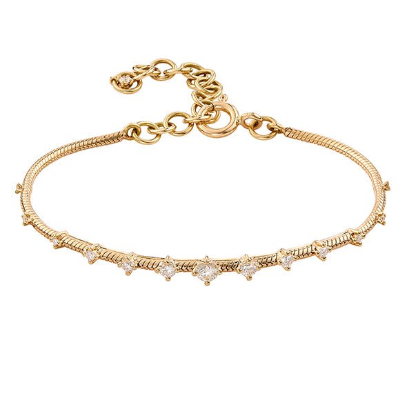 Fernando Jorge - 18k Yellow Gold Diamonds On Chain Bracelet