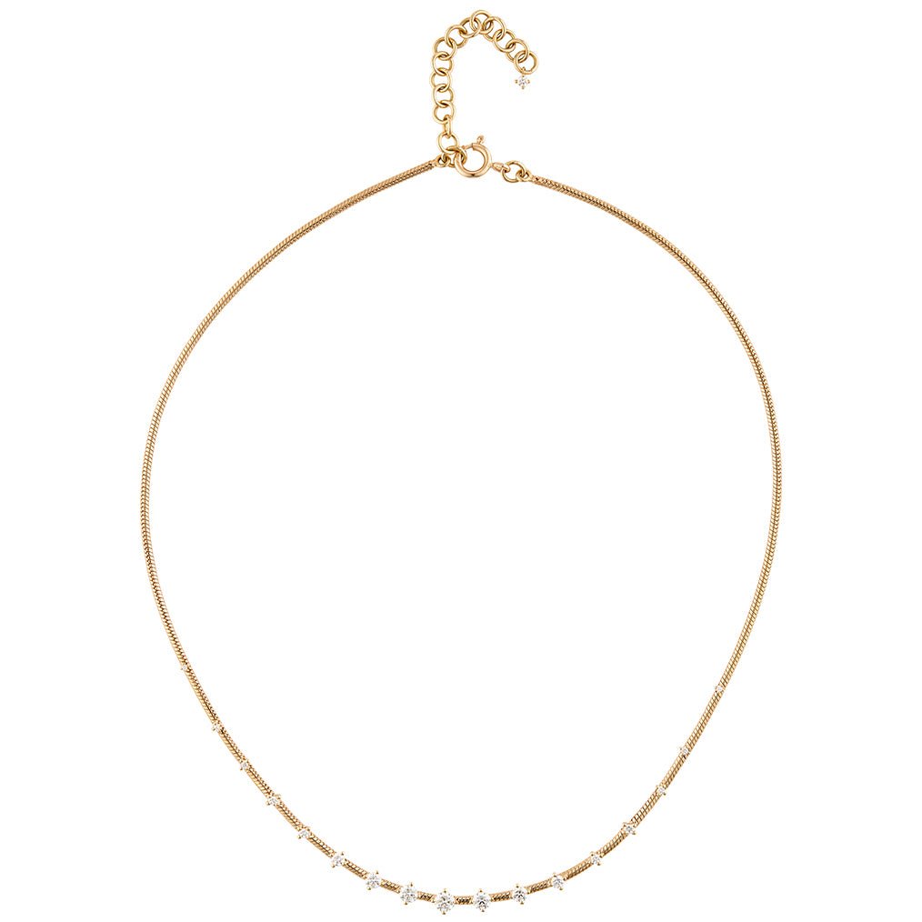 Fernando Jorge - 18k Yellow Gold Diamonds On Chain Necklace