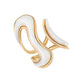 Fernando Jorge - 18k Yellow Gold Mother - of - Pearl Stream Open Ring