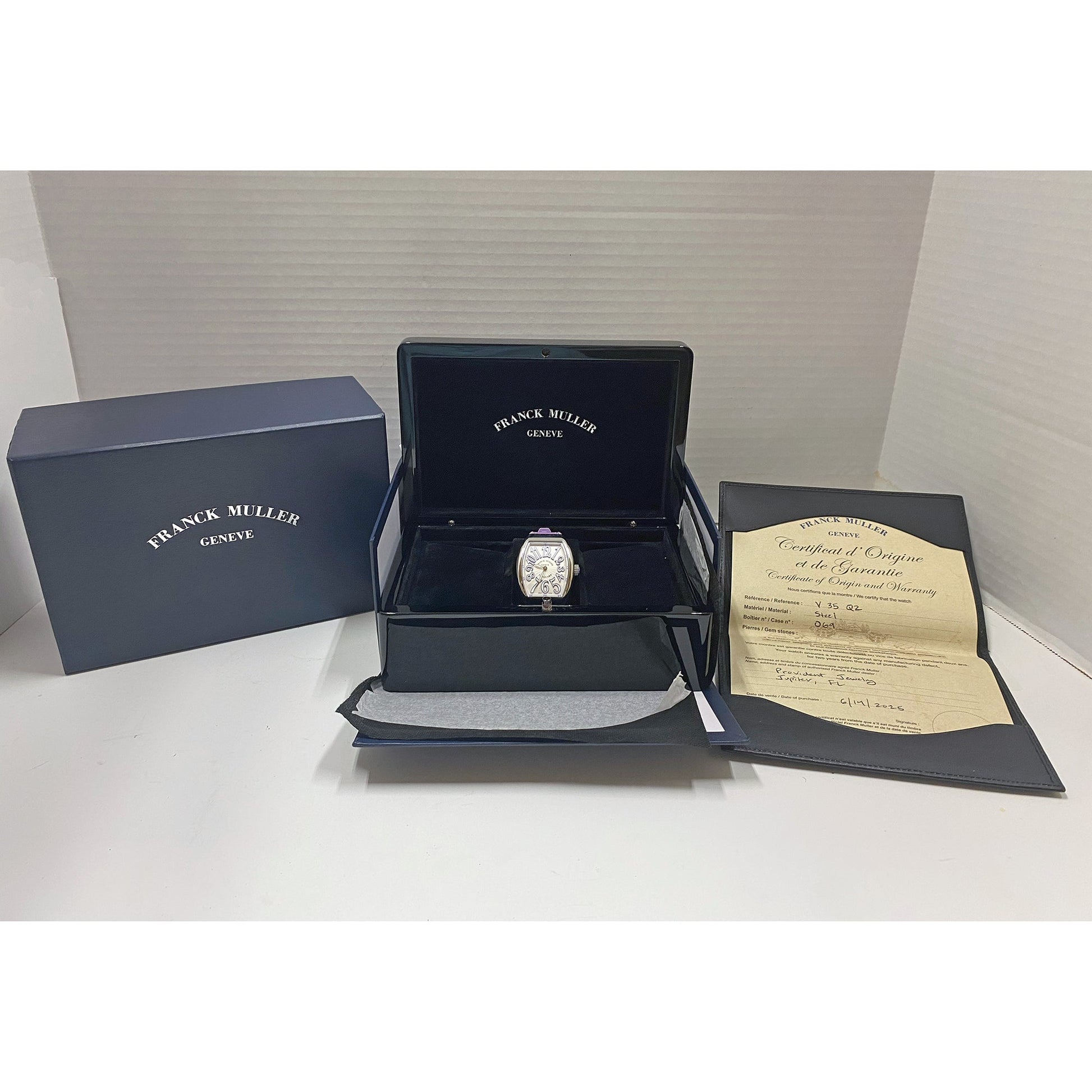 Franck Muller - Vanguard Lady Steel (V 35 QZ AC VL)